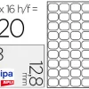 Étiquette adhésive apli agipa multi-usage 12.8x38mm laser jet d'encre formats paramétrés étui a5 720 unités