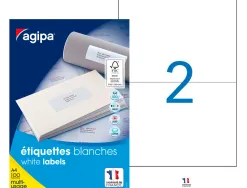 Étiquette adhésive apli agipa multi-usage 210x148.5mm toute imprimante boîte 200 unités