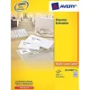 Étiquette adhésive avery enlevable laser jet d'encre 99.1x42.3mm écologique boîte 300 unités