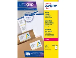 Étiquette adhésive avery laser opaque très blanche 99.1x139mm boîte 400 unités