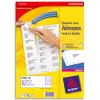 Étiquette adhésive avery laser écologique enveloppes classiques 63.5x33.9mm boîte 2400 unités