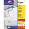 Étiquette adhésive avery laser écologique enveloppes classiques 99.1x33.9mm boîte 1600 unités