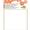 Étiquette adhésive liderpapel 19x50mm coloris blanc écriture manuelle pochette 10 feuilles + 2 gratuites 960 unités