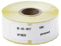 Étiquette adhésive q-connect 57x32mm compatible dymo 11354 détachable boîte 1000 unités