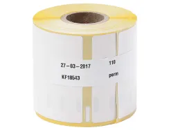 Étiquette adhésive q-connect 59x190mm compatible dymo 99019 boîte 110 unités