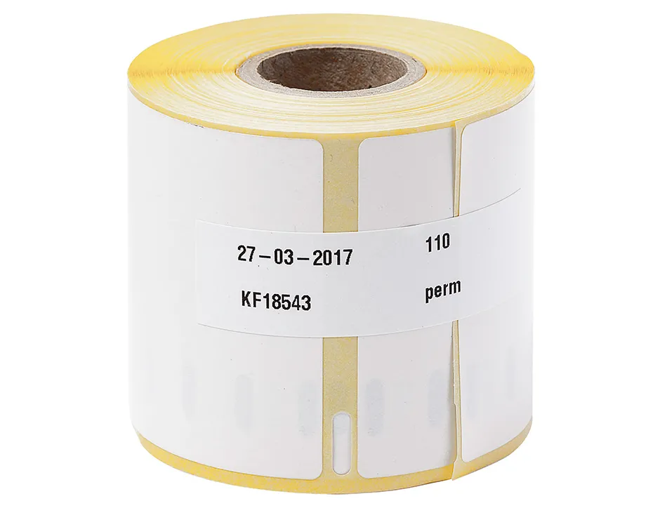 Étiquette adhésive q-connect 59x190mm compatible dymo 99019 boîte 110 unités