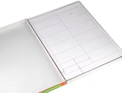 Étiquette adhésive q-connect 96.5x42.3mm coins droits imprimante jet encre laser copieur boîte 100 feuilles 1200 unités
