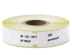 Étiquette adhésive q-connect 27,5x51mm compatible dymo 11355 détachable boîte 500 unités