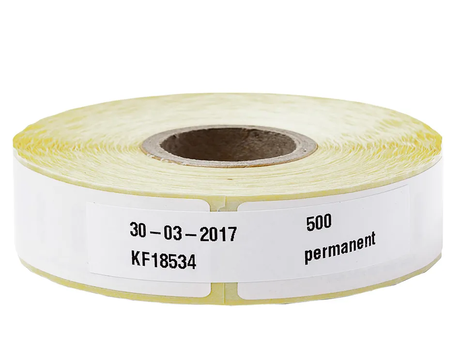 Étiquette adhésive q-connect 27,5x51mm compatible dymo 11355 détachable boîte 500 unités