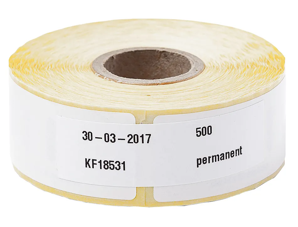 Étiquette adhésive q-connect 54x25mm compatible dymo 11352 permanente boîte 500 unités
