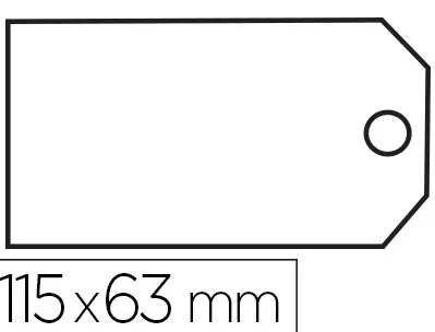 Étiquette américaine apli agipa 63x115mm pré-imprimée ficelle individuelle 250mm carnet 10 unités