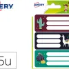 Étiquette avery scolaire lama cactus 76x34mm boite 15 unites