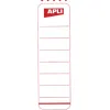 Étiquette opaque apli agipa dos classeur 60x190mm pochette 10 unités