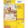 Étiquettes avery blanches multi-usages 105 x 148 mm 3483-100 boîte de 400