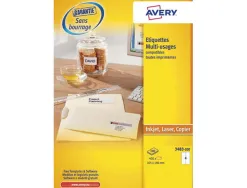 Étiquettes avery blanches multi-usages 105 x 148 mm 3483-100 boîte de 400