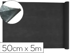 Tissu non tissé liderpapel costumes accessoires chemin de table rouleau 0.42x5m coloris noir