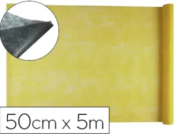 Tissu non tissé liderpapel costumes accessoires chemin de table rouleau 5x0.5m coloris jaune