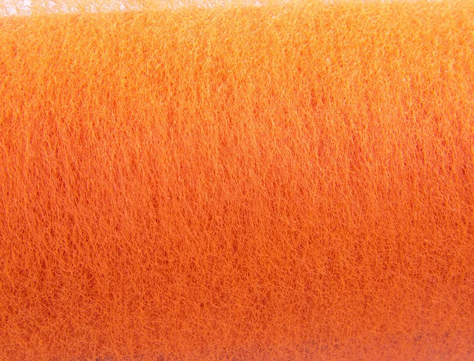Tissu non tissé liderpapel costumes accessoires chemin de table rouleau 0.42x5m coloris orange