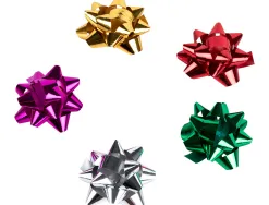 Étoile adhésive liderpapel fantaisie format moyen largeur étoile 5.5cm coloris métallisé