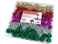 Étoile adhésive liderpapel fantaisie petit format largeur étoile 4cm coloris métallisé