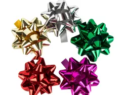 Étoile adhésive liderpapel fantaisie petit format largeur étoile 4cm coloris métallisé
