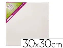 Toile sur chassis liderpapel agraffe au dos 100% coton 30x30 cm
