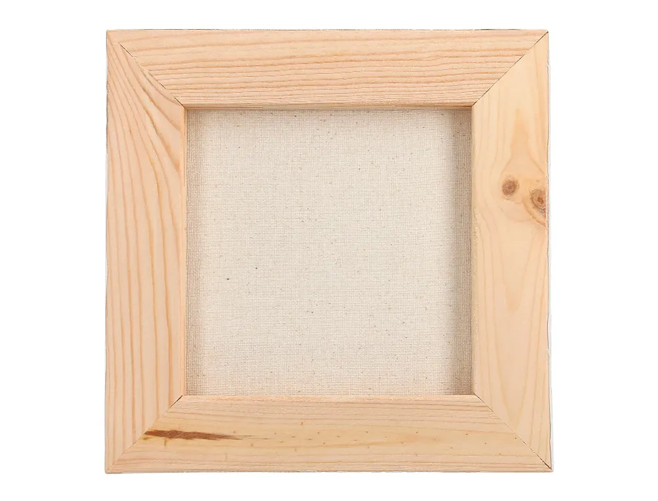 Toile sur chassis liderpapel agraffe au dos 100% coton 30x30 cm
