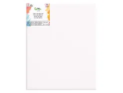 Toile sur chassis liderpapel 3p agrafee au dos 100% coton bords en bois 20x25 cm 280g/m2 certifie