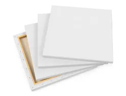 Toile sur chassis liderpapel ap agraffe au dos 100% coton 1,8x3,8 cm bords en bois 33x22 cm