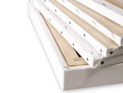 Toile sur chassis liderpapel 8f agraffe au dos 100% coton 1,8x3,8 cm bords en bois 46x38 cm