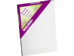 Toile sur chassis liderpapel 15f agraffe au dos 100% coton 1,8x3,8 cm bords en bois 65x54 cm