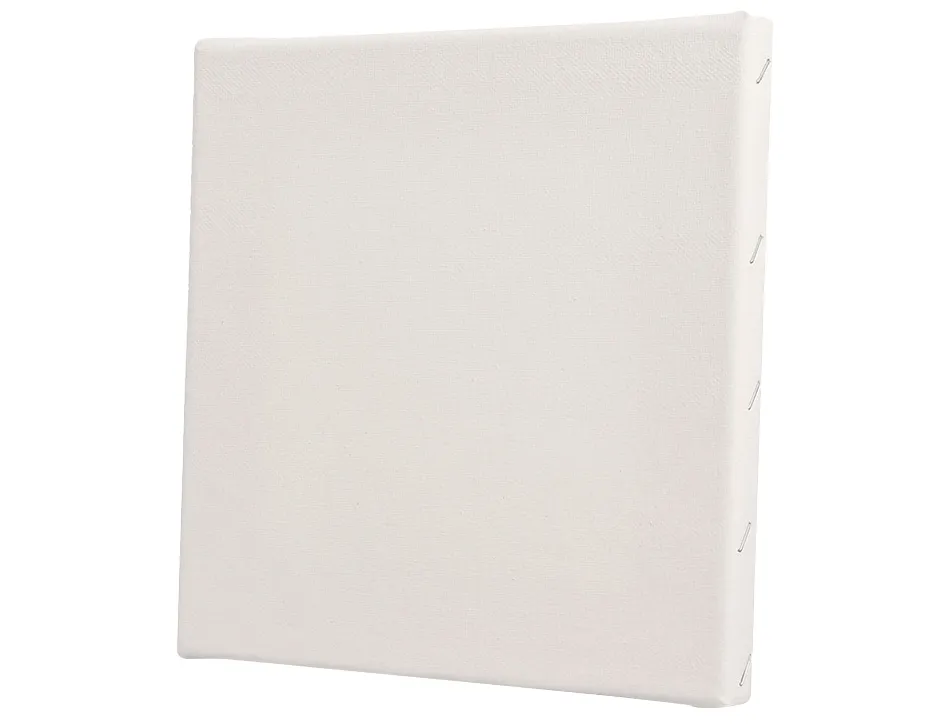 Toile sur chassis liderpapel agraffe au dos 100% coton 12x12 cm
