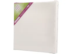 Toile sur chassis liderpapel agraffe au dos 100% coton 12x12 cm