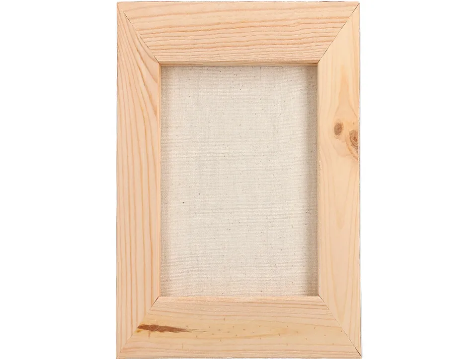 Toile sur chassis liderpapel agraffe au dos 100% coton 22x16 cm