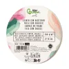 Toile sur chassis rond liderpapel agrafee au dos 100% coton bords en bois 20 cm 280g/m2