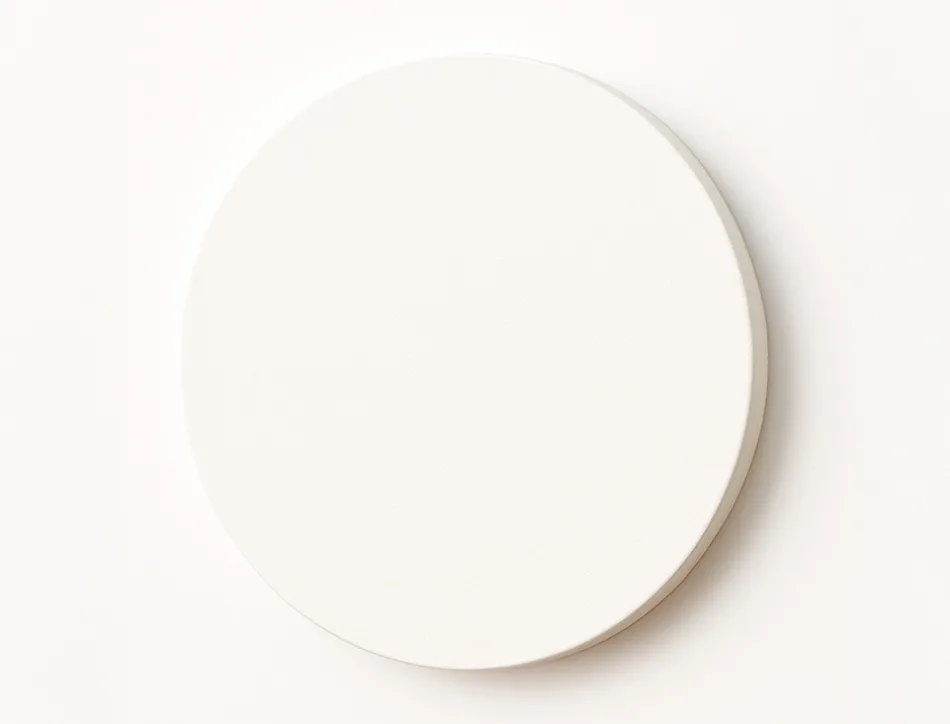 Toile sur chassis rond liderpapel agrafee au dos 100% coton bords en bois 15 cm 280g/m2