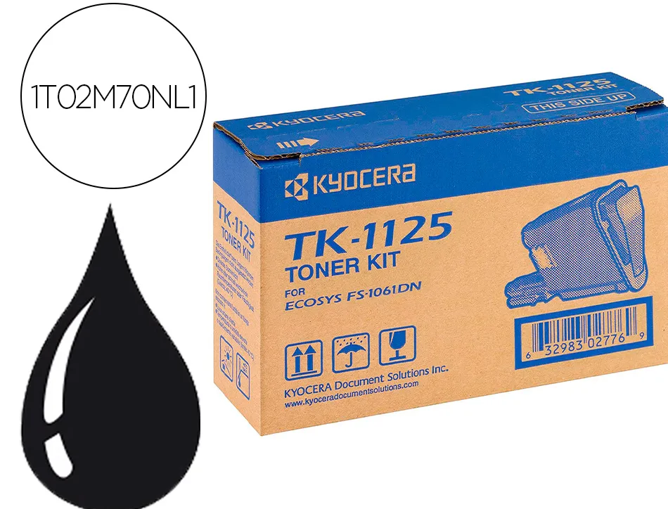 Toner kyocera tk1125-mita fs-1061dn / 1325mfpá noir