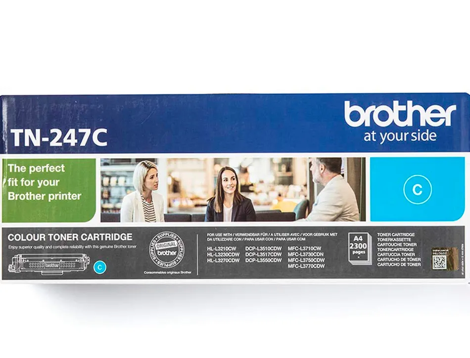 Toner brother tn247c dcp-l3510cdw/hl-l3270cdw/mfc-l3710cw cyan 2300 pag