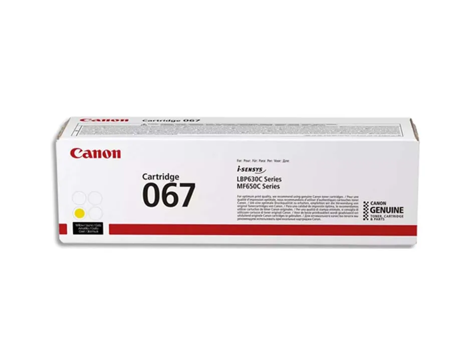 Toner canon 067 original 1250p jaune