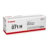 Toner canon original 5646c002 071 h haute capacite 2500p coloris noir