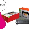 Toner clover compatible hp color laserjet m552/m553 haute capacité couleur magenta cf363x