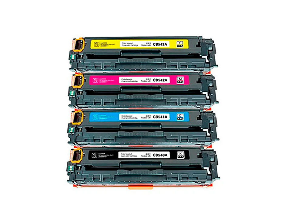 Toner clover compatible hp color laserjet cp1215/cp1515 couleur cyan magenta jaune noir multipack 4 unités
