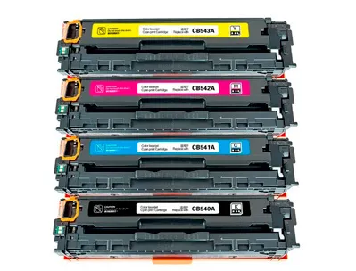 Toner clover compatible hp color laserjet cp1215/cp1515 couleur cyan magenta jaune noir multipack 4 unités