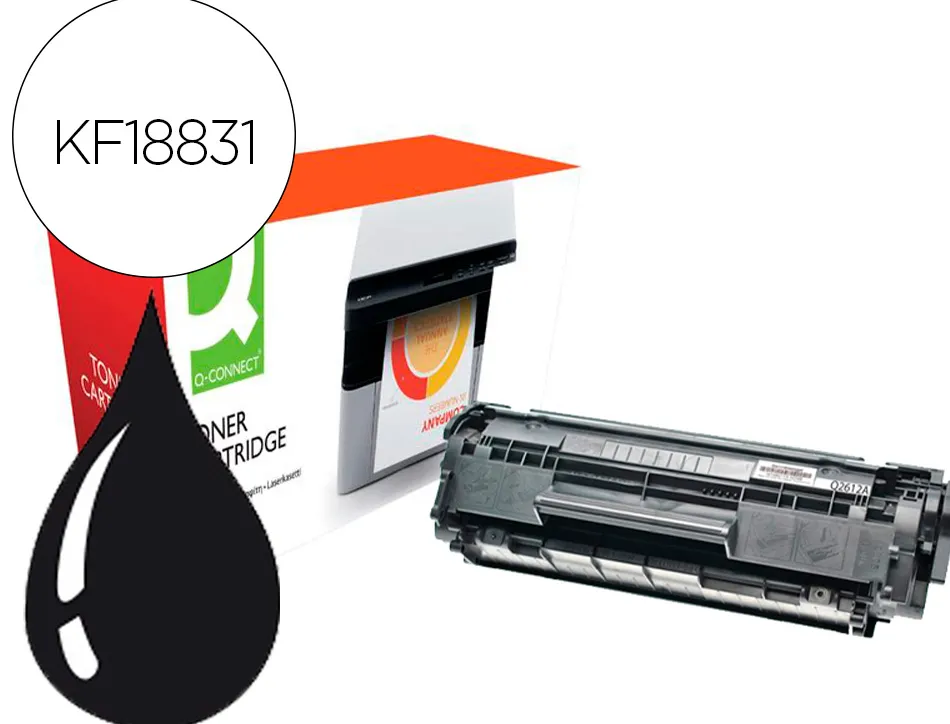 Toner compatible q-connect canon fx10-xlcanon i-sensys fax l-100 / 120 xxl 4000 pages