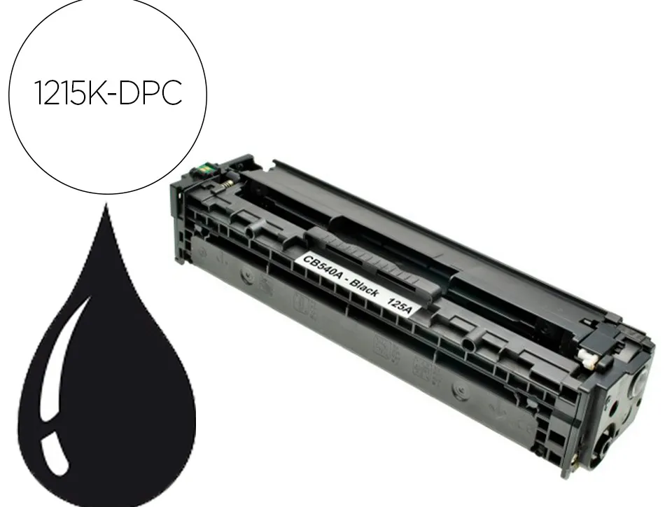Toner dpc compatible hp cb540a/125a
