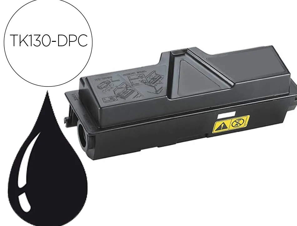 Toner dpc compatible kyocera tk130 7200p noir fs-1028 mfp,fs-1128 mfp, fs-1300/dn