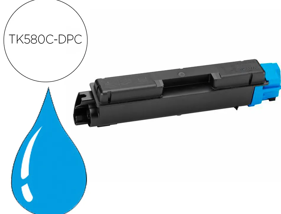 Toner dpc compatible kyocera tk-580c