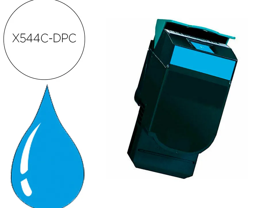 Toner dpc compatible lexmark c544x1cg
