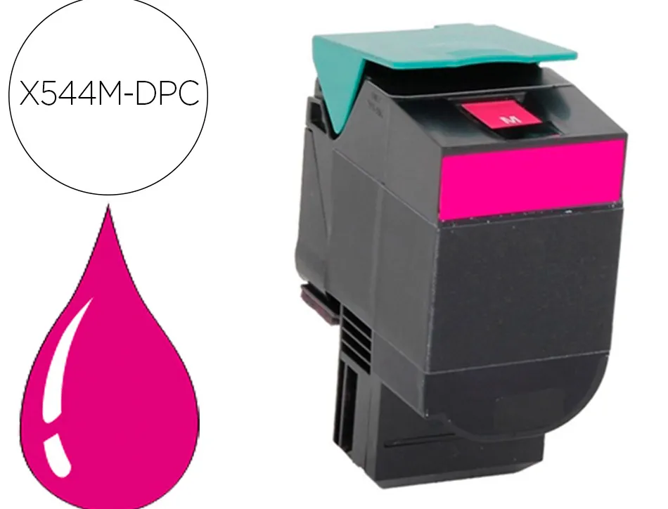 Toner dpc compatible lexmark c544x1mg