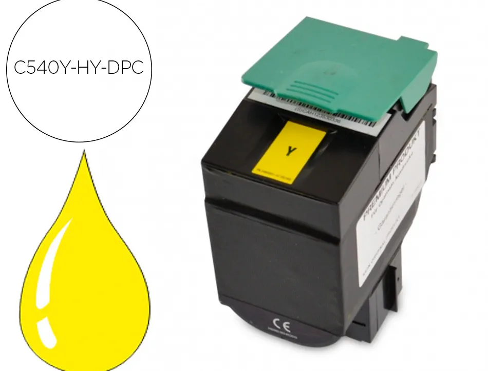 Toner dpc compatible lexmark c540h1yg